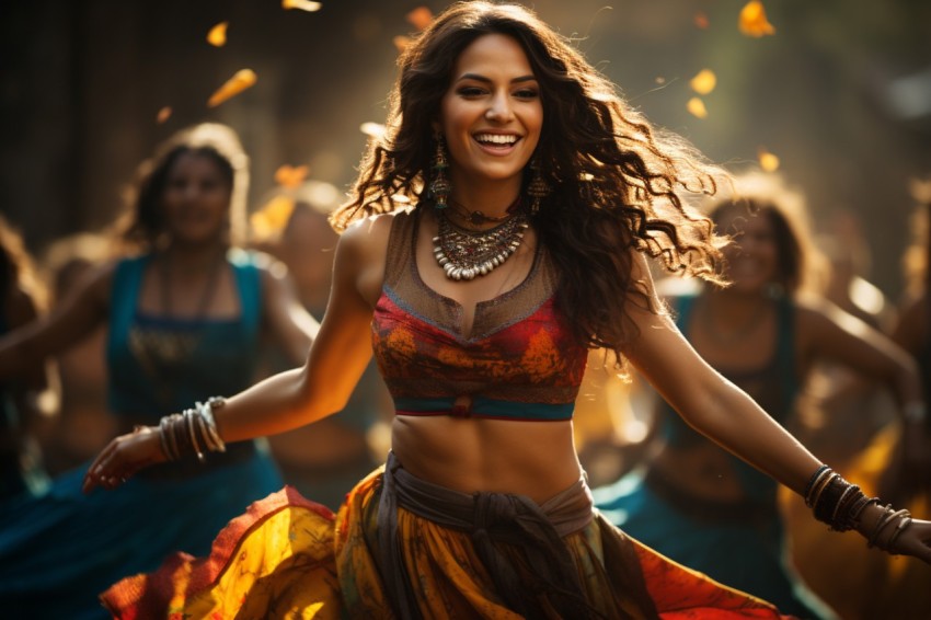 Beautiful Indian Women Dancing  (6)