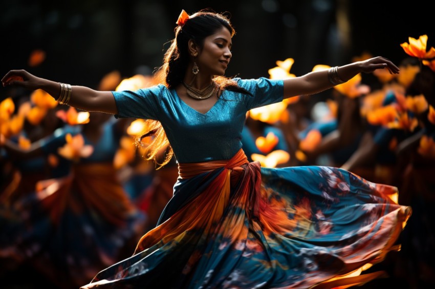Beautiful Indian Women Dancing  (17)
