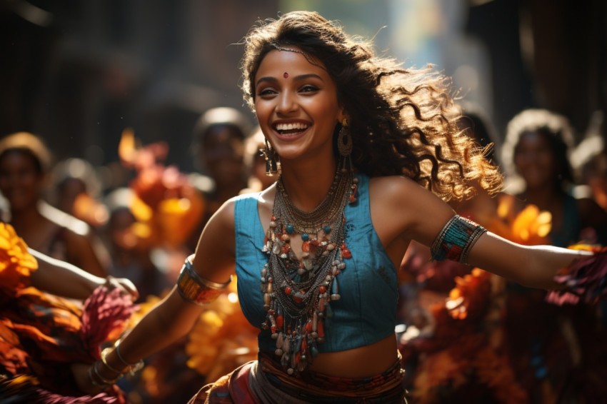 Beautiful Indian Women Dancing  (54)