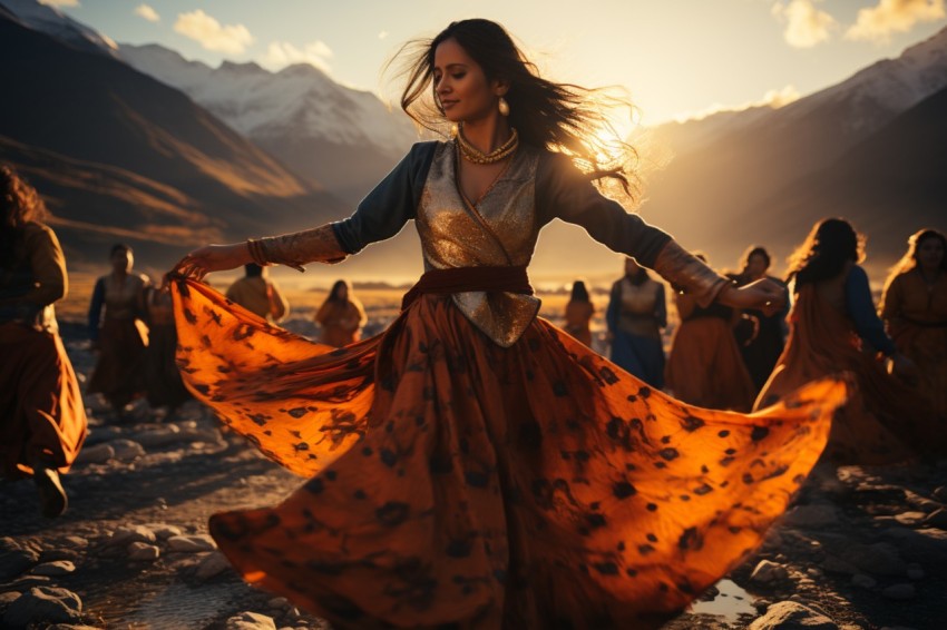 Beautiful Indian Women Dancing  (51)