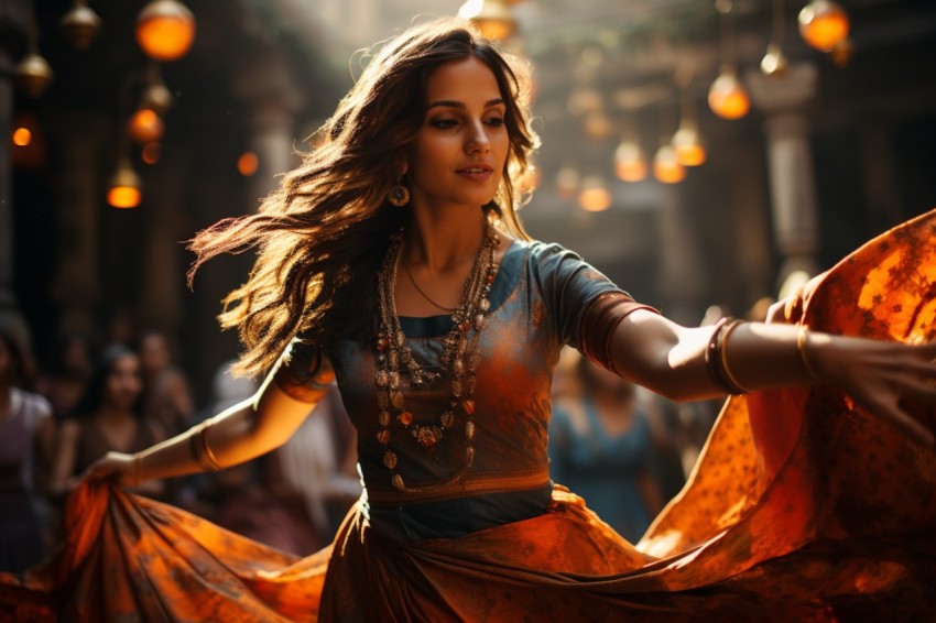 Beautiful Indian Women Dancing  (90)