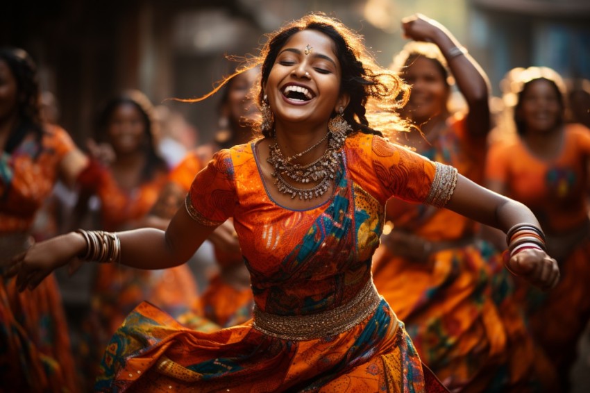 Beautiful Indian Women Dancing  (55)