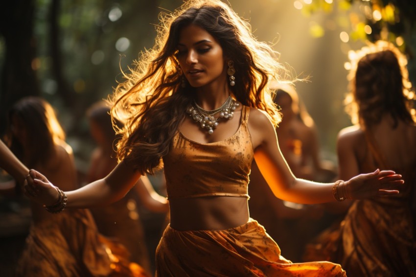 Beautiful Indian Women Dancing  (100)