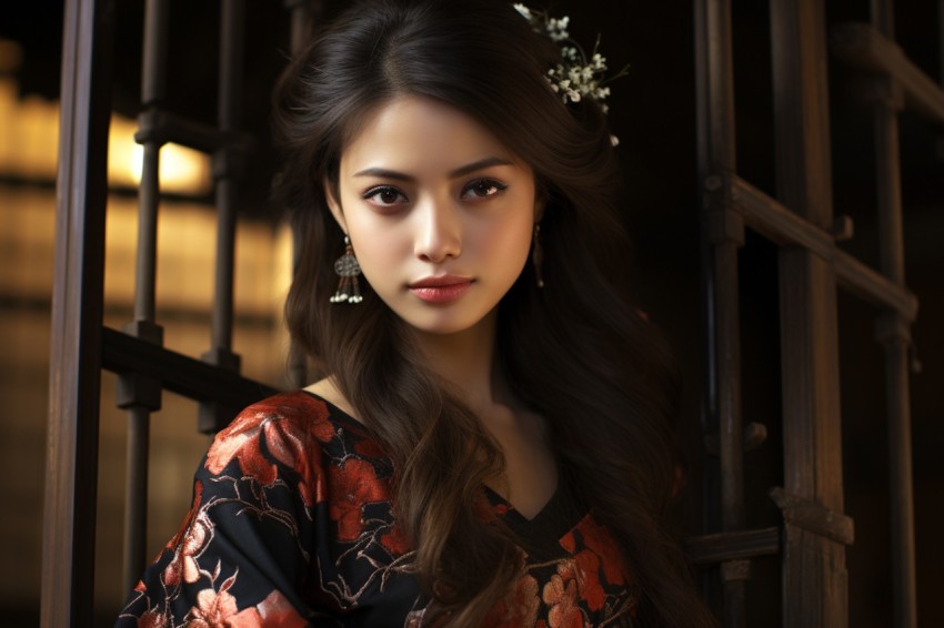 Beautiful Japanese Woman Portrait (180)