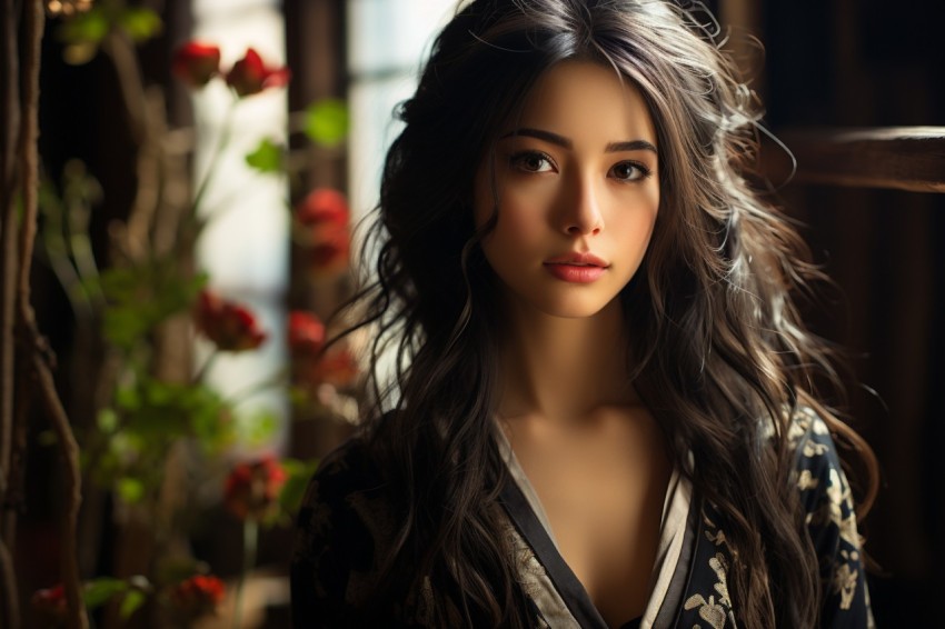 Beautiful Japanese Woman Portrait (219)