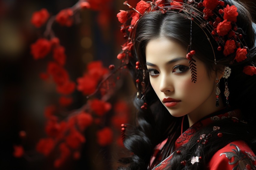 Beautiful Japanese Woman Portrait (205)