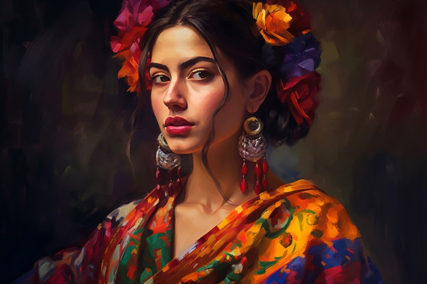 Mexican Women Culture Fashion Art (127)