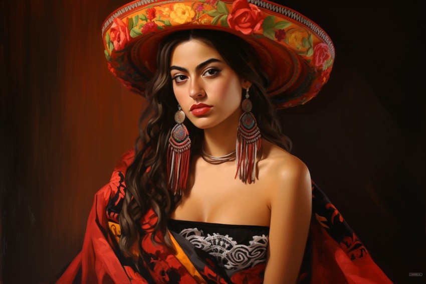 Mexican Women Culture Fashion Art (174)