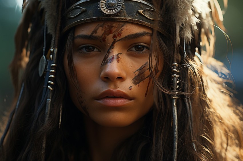 Warrior Woman Portrait (303)