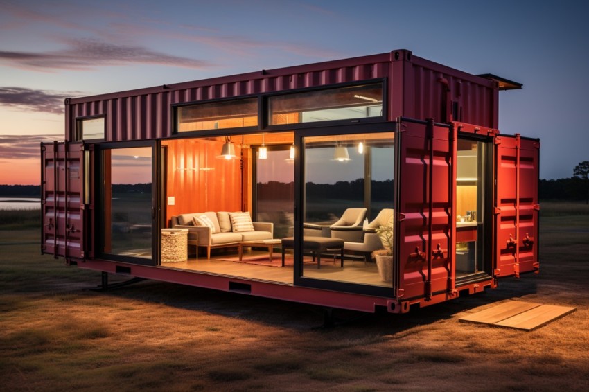 Shipping Container House (220)