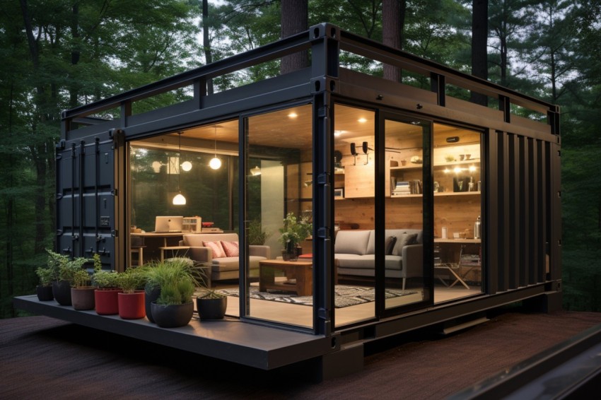 Shipping Container House (210)