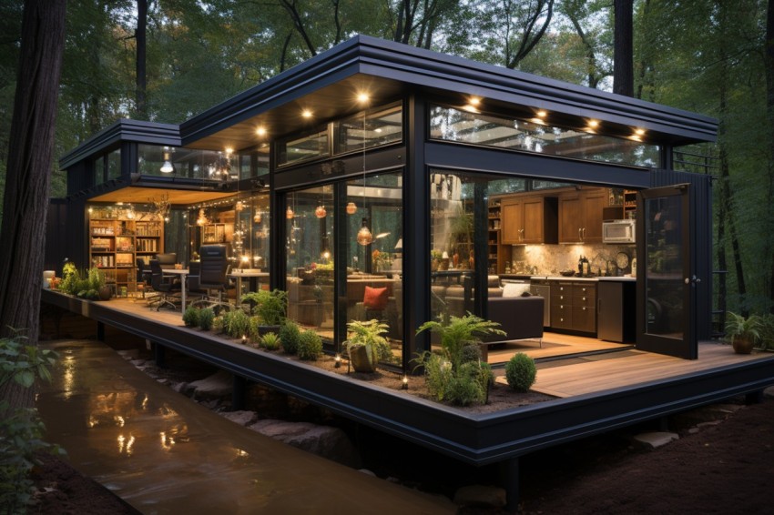 Shipping Container House (217)