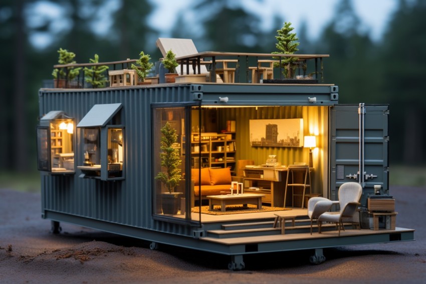 Shipping Container House (323)
