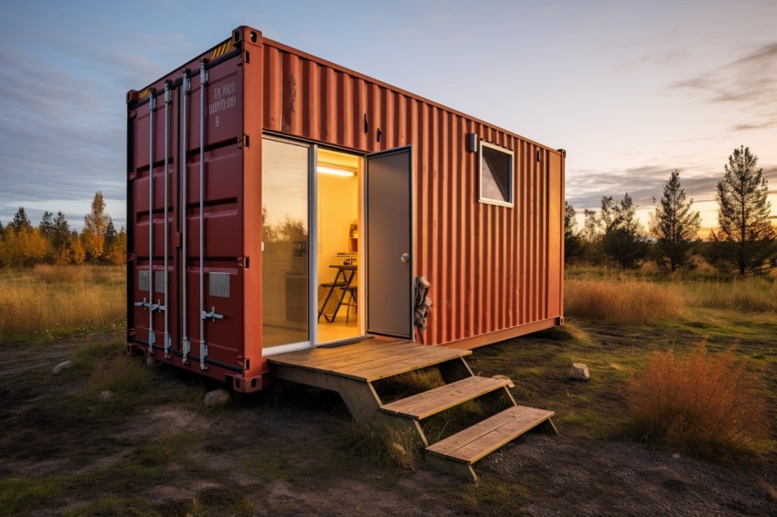 Shipping Container House (330)