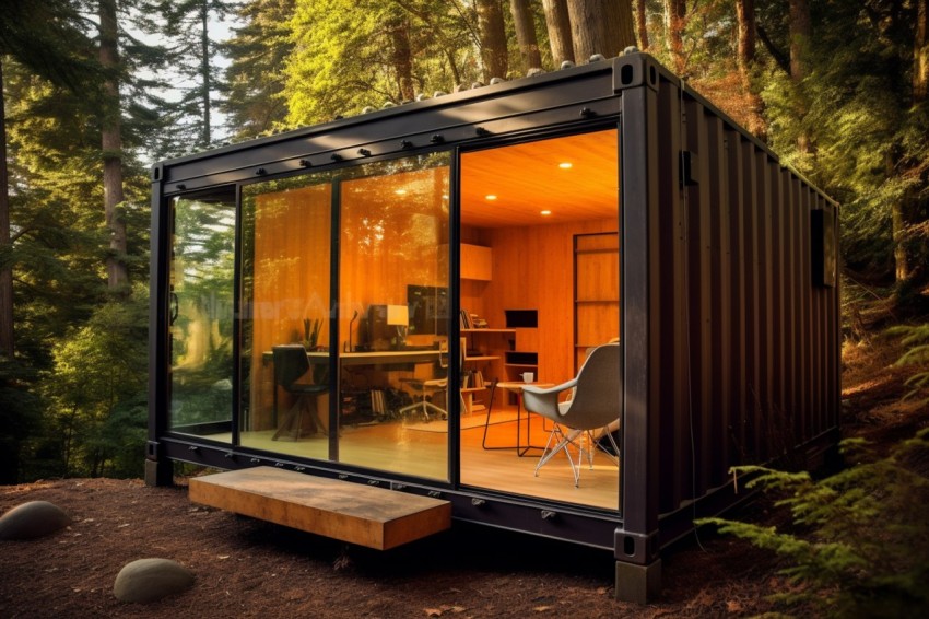 Shipping Container House (348)