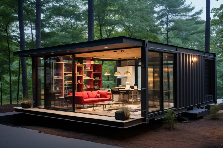 Shipping Container House (327)