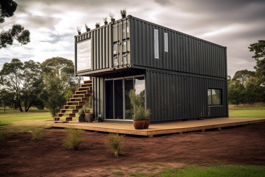 Shipping Container House (355)