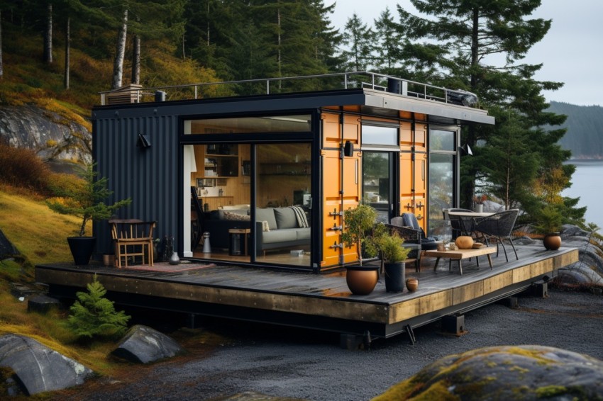 Shipping Container House (352)