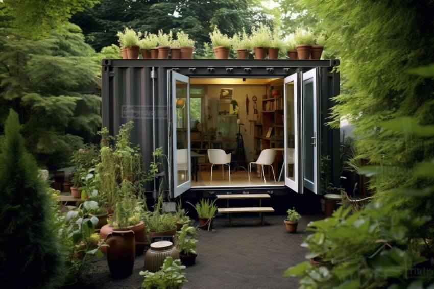 Shipping Container House (384)