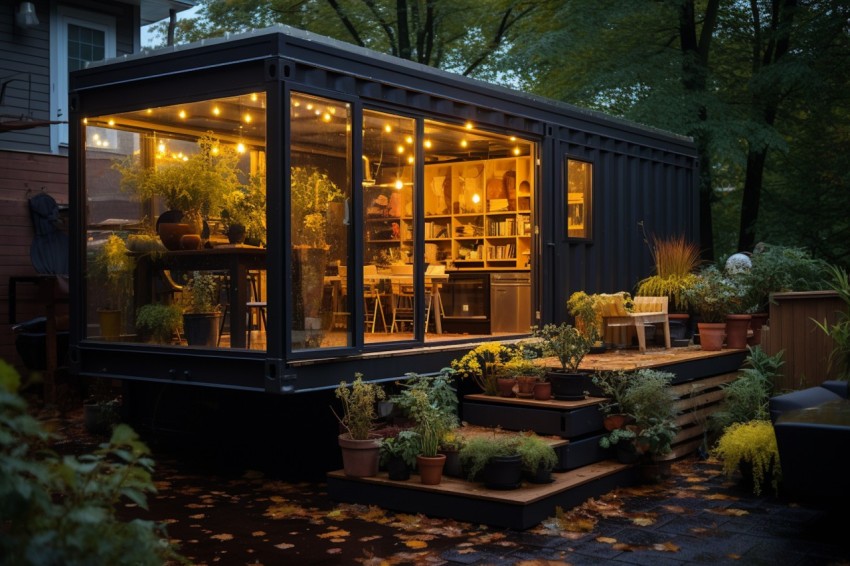 Shipping Container House (374)