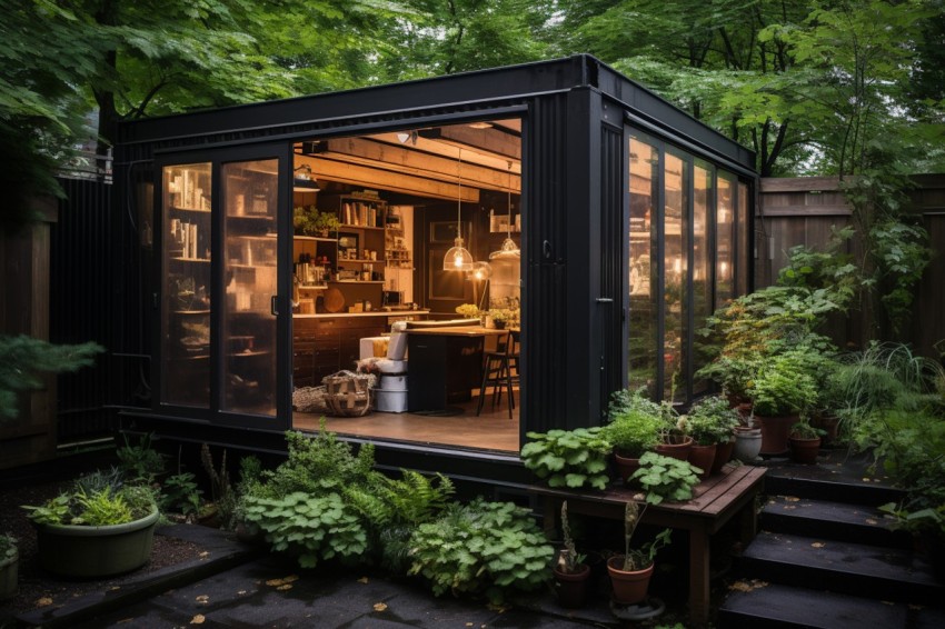 Shipping Container House (371)