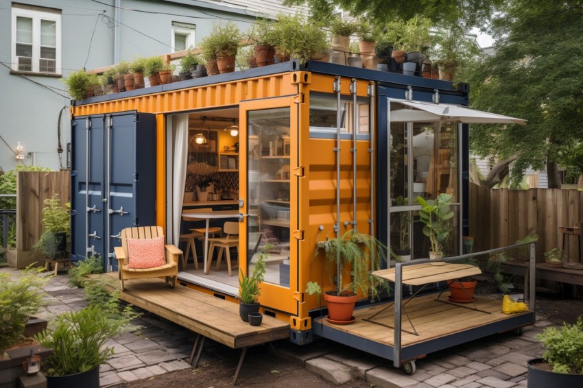 Shipping Container House (375)