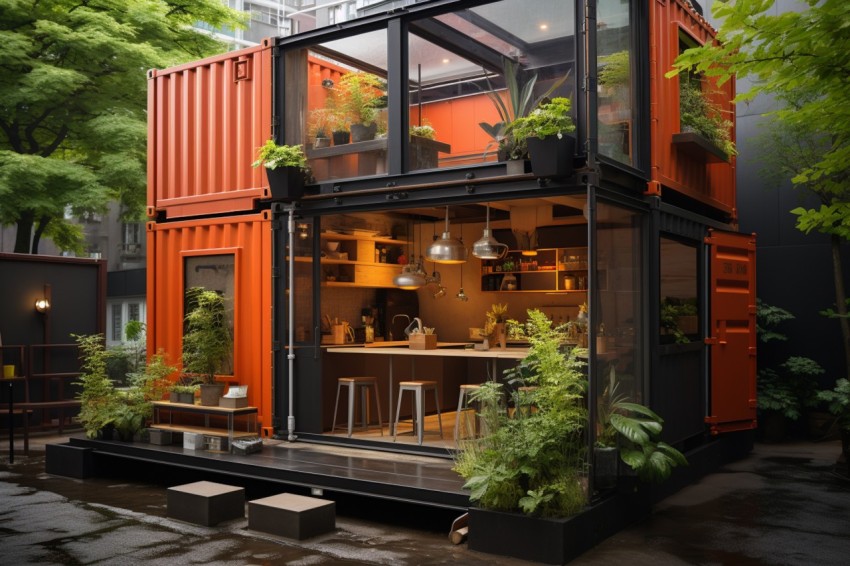 Shipping Container House (373)
