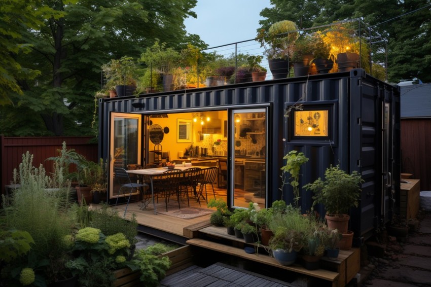 Shipping Container House (391)