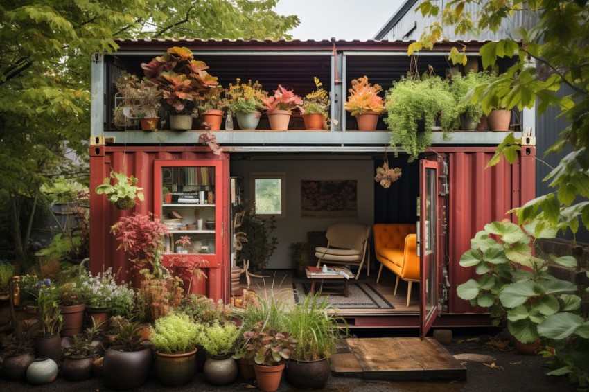 Shipping Container House (386)
