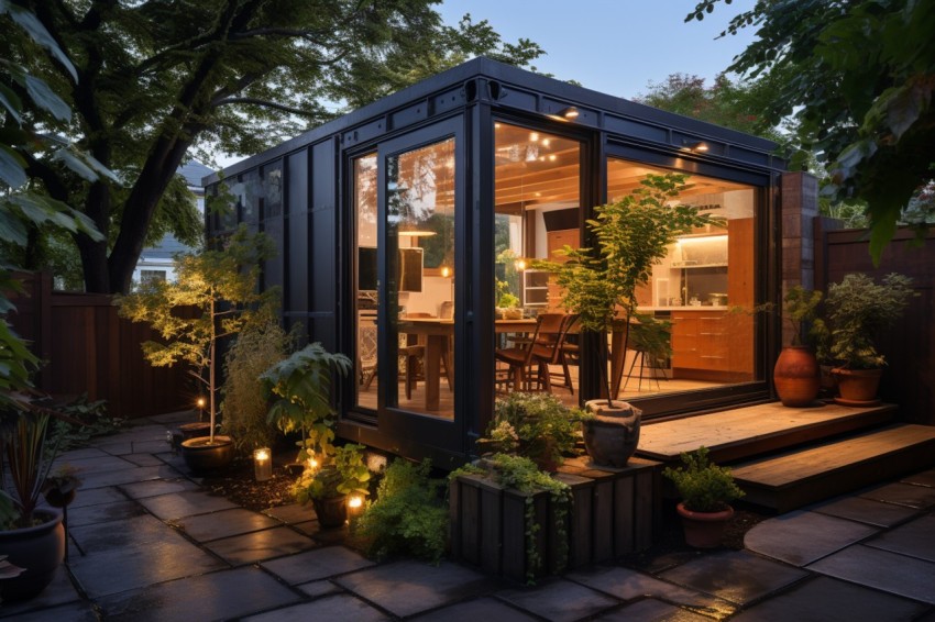 Shipping Container House (381)