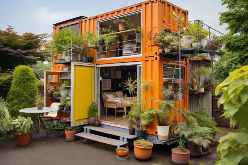 Shipping Container House (363)
