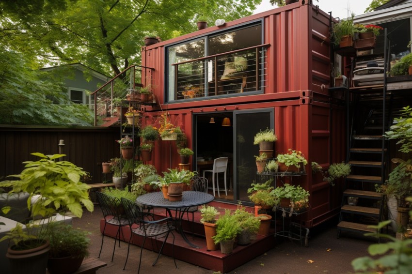 Shipping Container House (390)