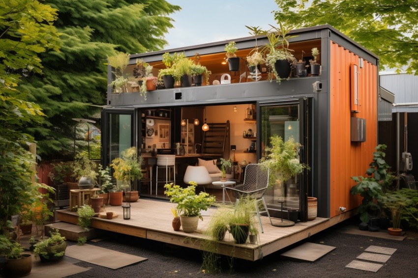 Shipping Container House (393)