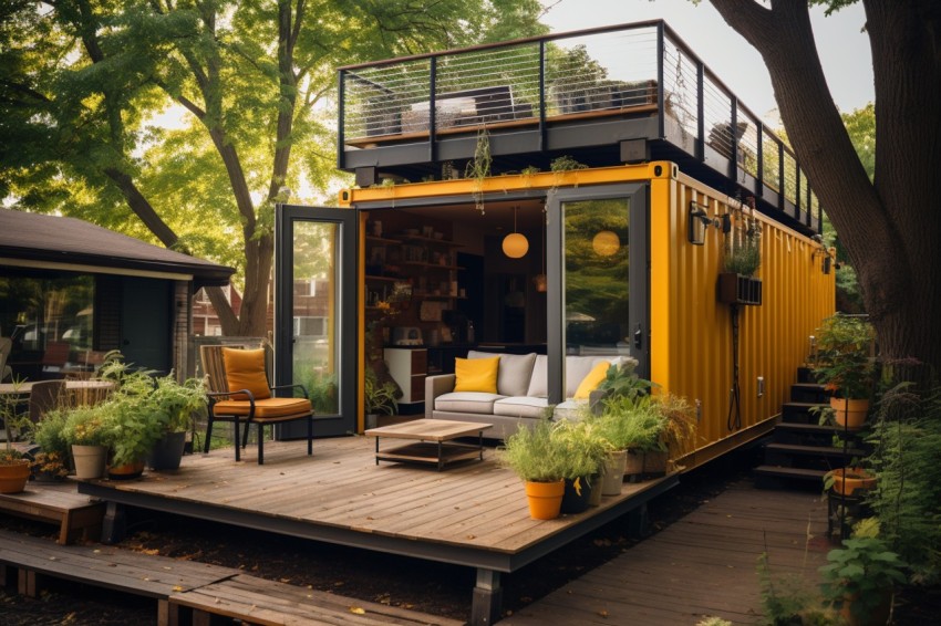 Shipping Container House (382)