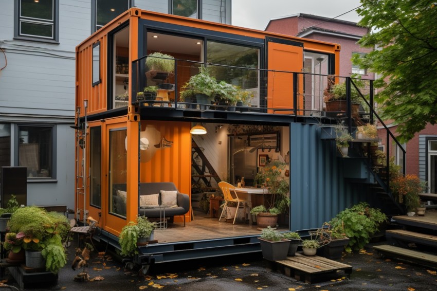 Shipping Container House (417)