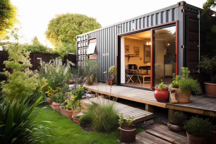 Shipping Container House (418)