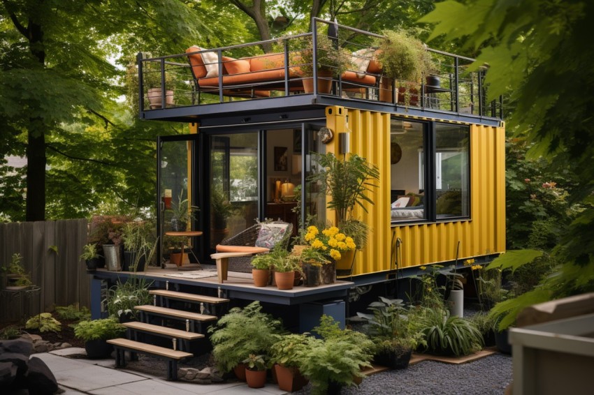 Shipping Container House (416)