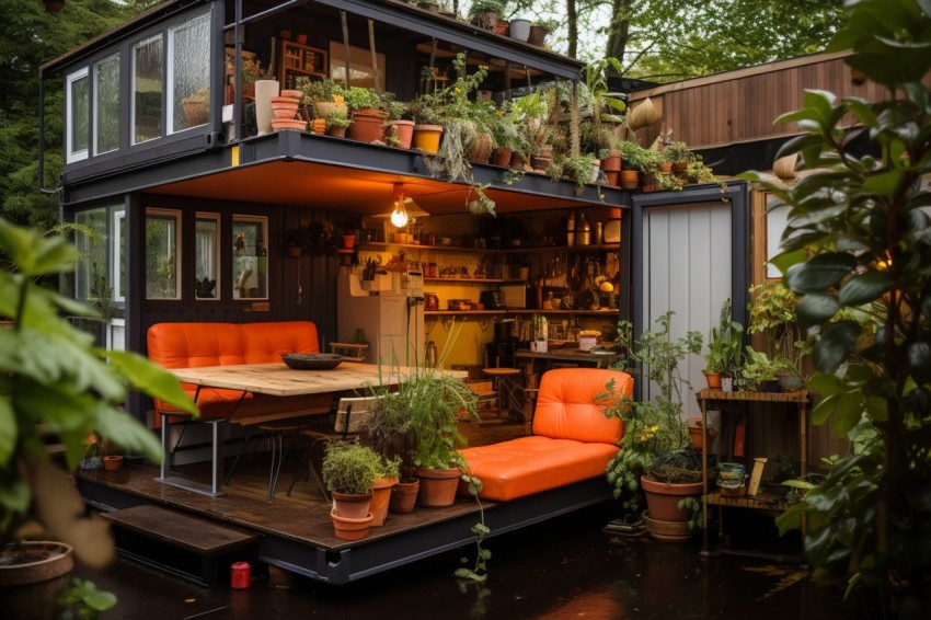 Shipping Container House (411)