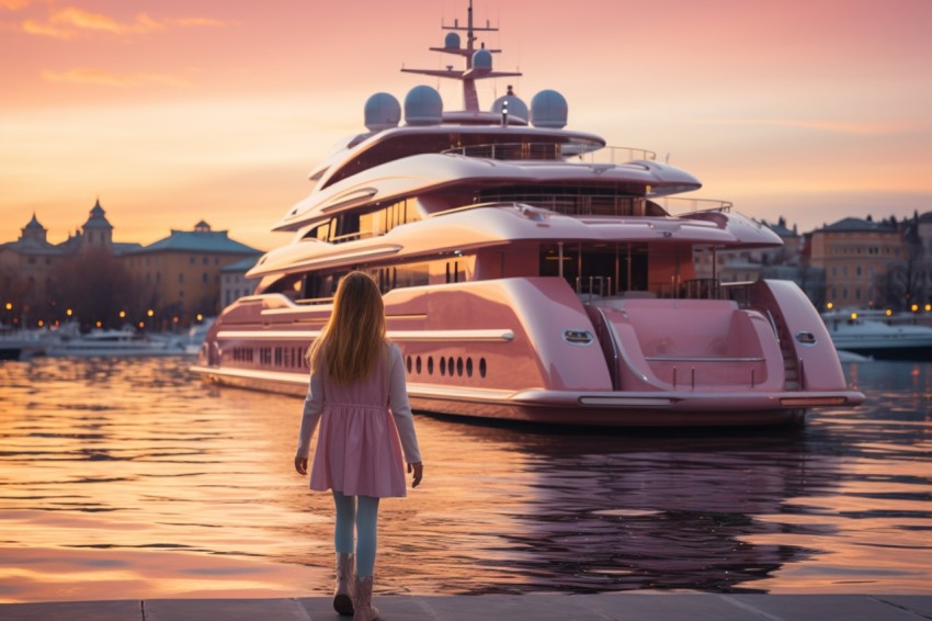 Independent Woman with Luxary Yacht (43)