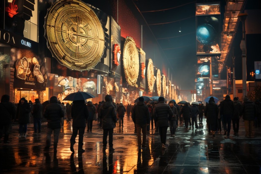 Bitcoin Billboard Advertisement  in Street (34)
