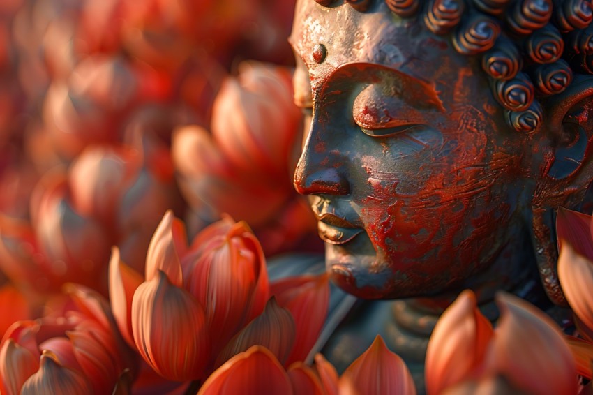 Gautam Lord Buddha Aesthetic Meditating (22)
