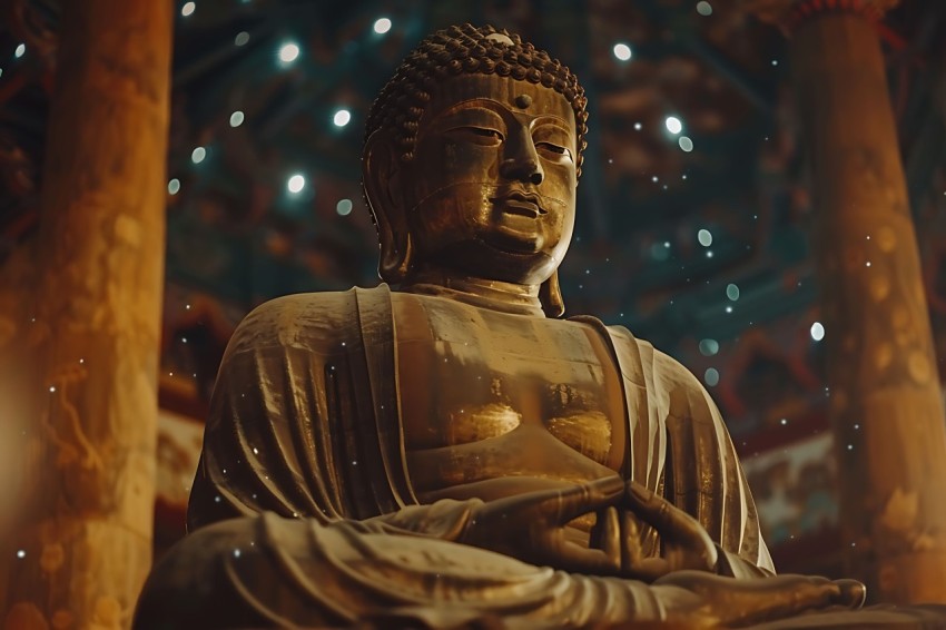 Gautam Lord Buddha Aesthetic Meditating (85)