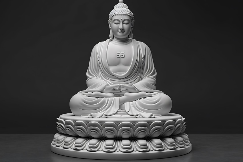 Gautam Lord Buddha Aesthetic Meditating (148)