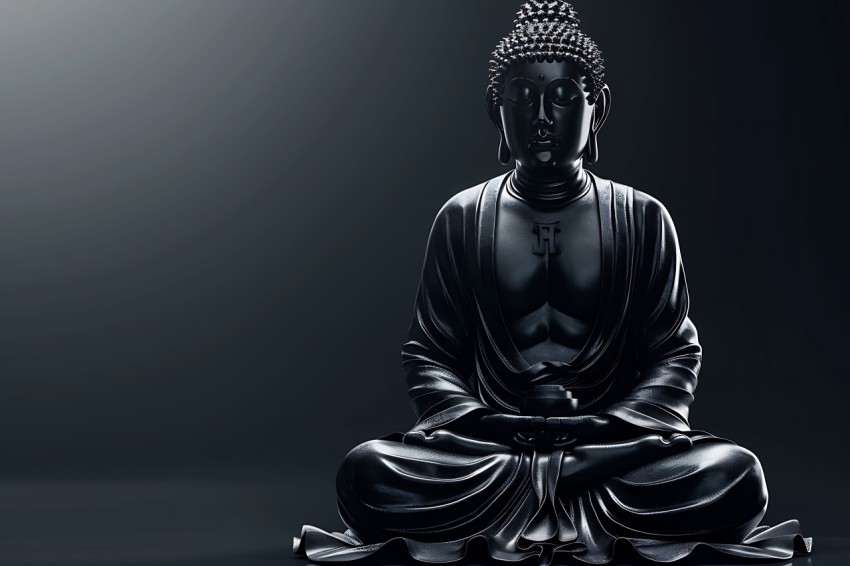 Gautam Lord Buddha Aesthetic Meditating (187)