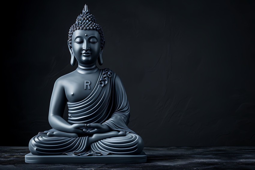 Gautam Lord Buddha Aesthetic Meditating (122)
