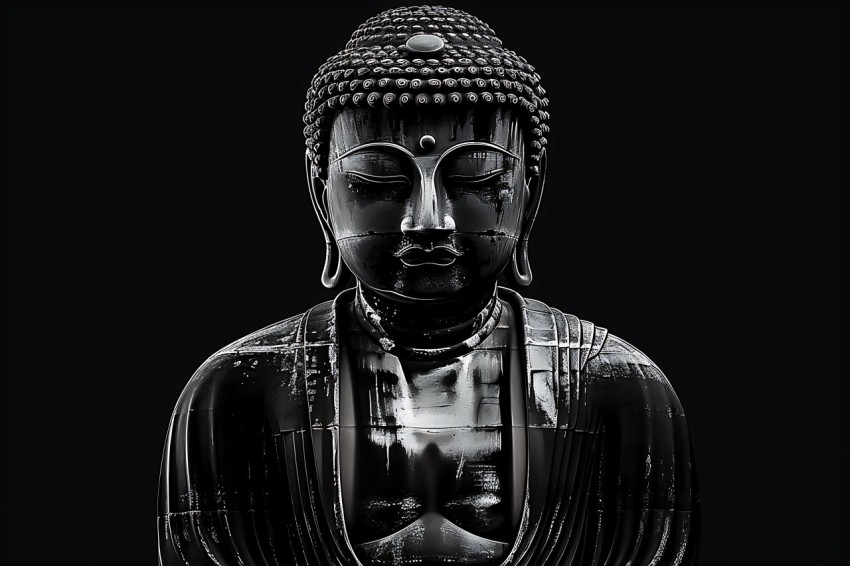 Gautam Lord Buddha Aesthetic Meditating (144)