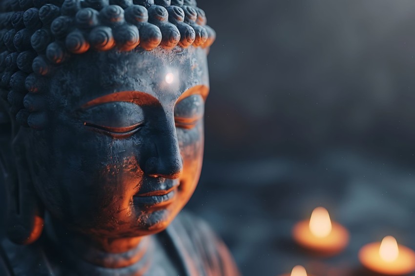 Gautam Lord Buddha Aesthetic Meditating (181)