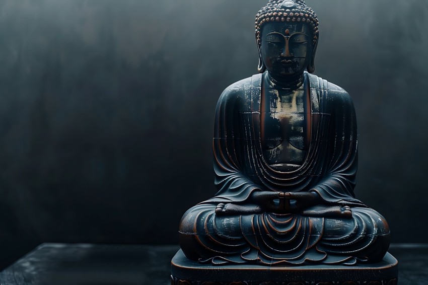 Gautam Lord Buddha Aesthetic Meditating (184)