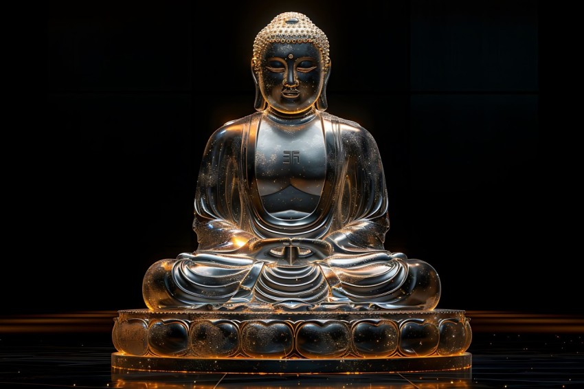 Gautam Lord Buddha Aesthetic Meditating (106)