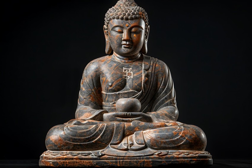 Gautam Lord Buddha Aesthetic Meditating (178)
